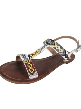 Freebird by Steven Juno Flat Beaded Sandals